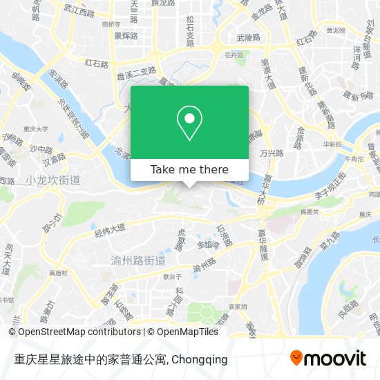 重庆星星旅途中的家普通公寓 map