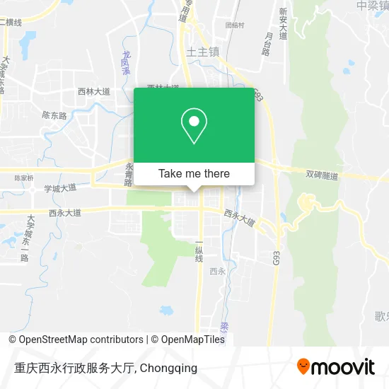 重庆西永行政服务大厅 map