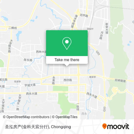 圣泓房产(金科天宸分行) map