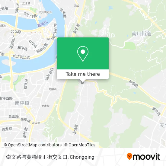 崇文路与黄桷垭正街交叉口 map