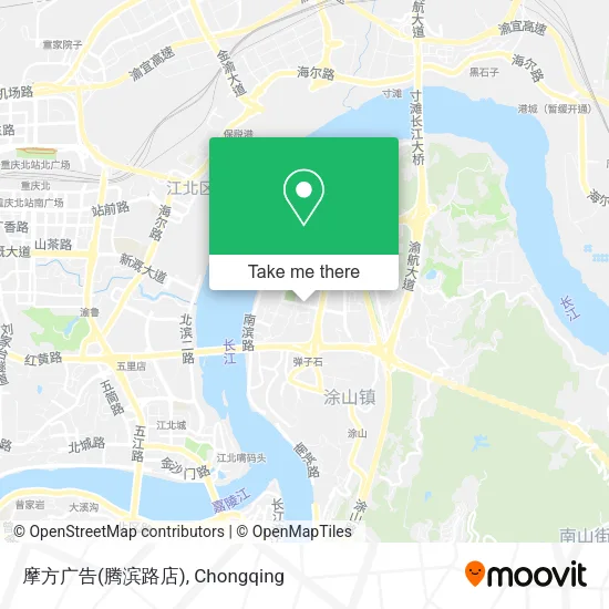 摩方广告(腾滨路店) map
