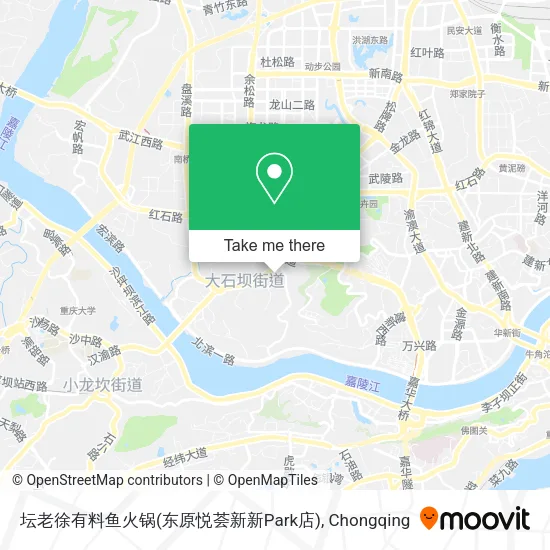 坛老徐有料鱼火锅(东原悦荟新新Park店) map