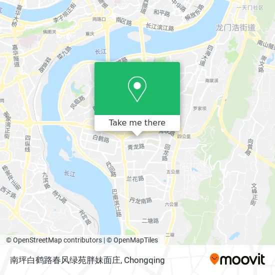 南坪白鹤路春风绿苑胖妹面庄 map