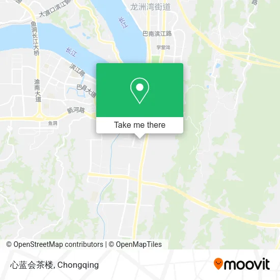 心蓝会茶楼 map