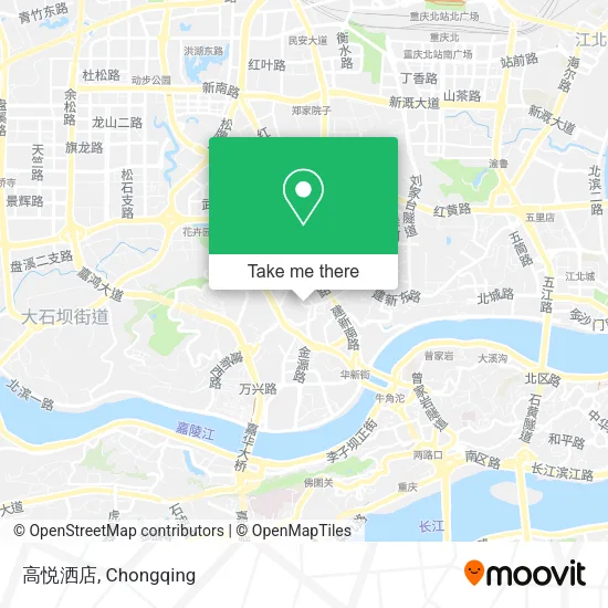 高悦洒店 map