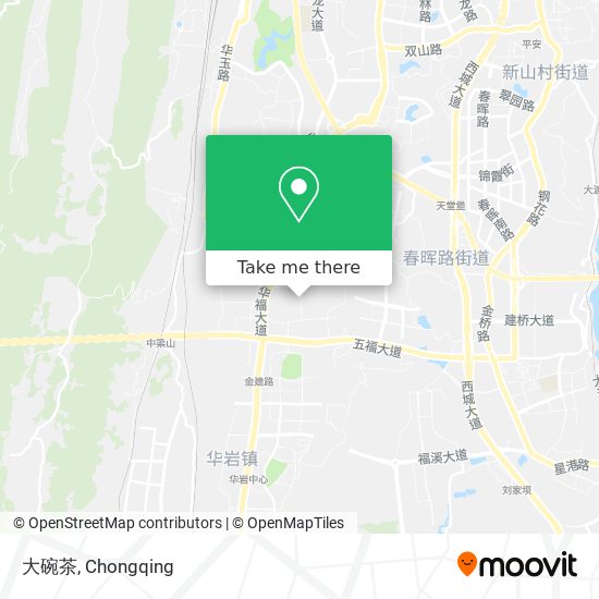 大碗茶 map