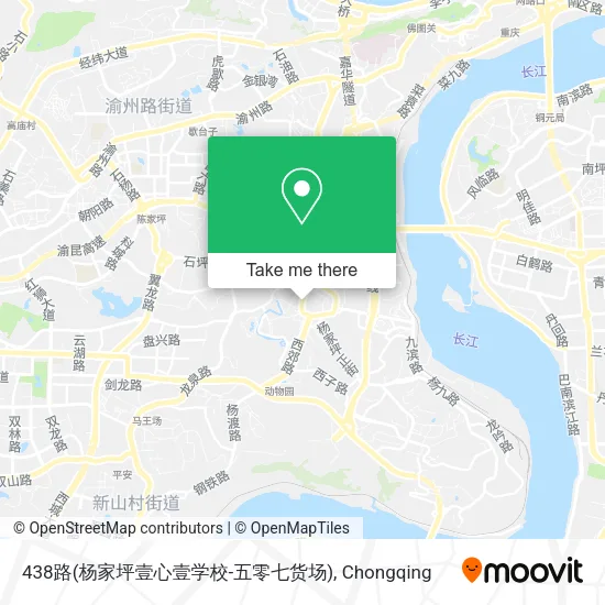 438路(杨家坪壹心壹学校-五零七货场) map