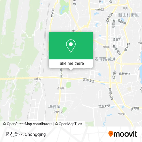 起点美业 map