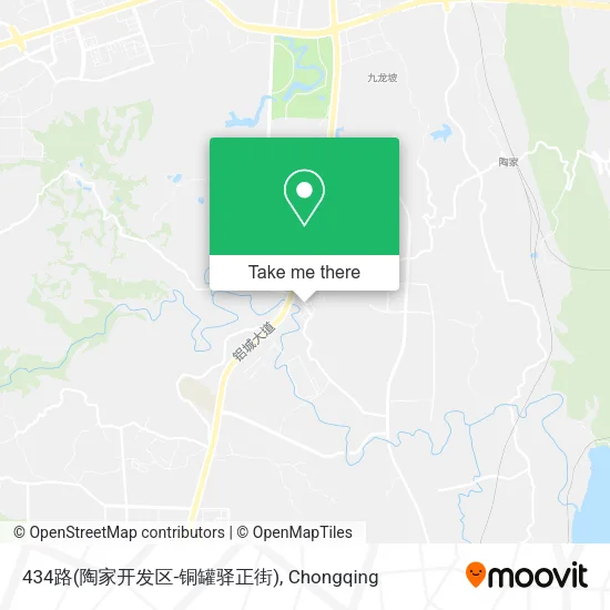 434路(陶家开发区-铜罐驿正街) map