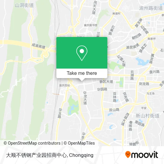 大顺不锈钢产业园招商中心 map