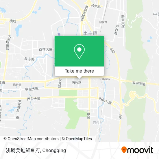 沸腾美蛙鲜鱼府 map