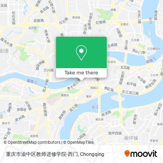 重庆市渝中区教师进修学院-西门 map