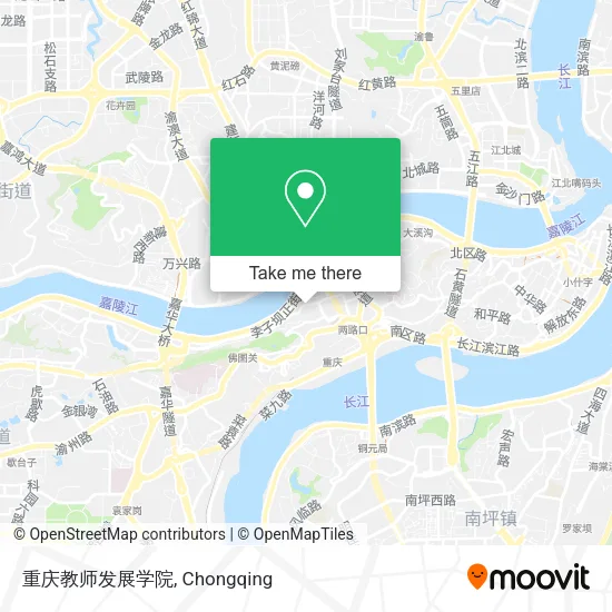 重庆教师发展学院 map