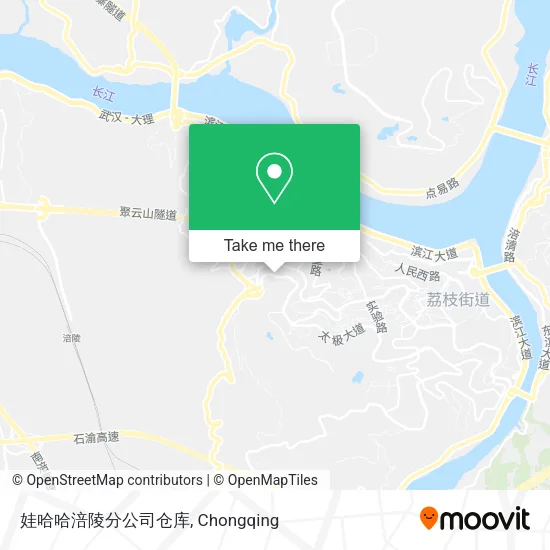 娃哈哈涪陵分公司仓库 map