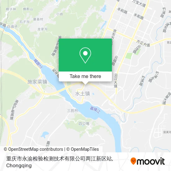 重庆市永渝检验检测技术有限公司两江新区站 map