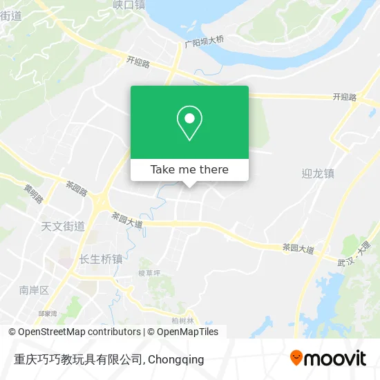 重庆巧巧教玩具有限公司 map