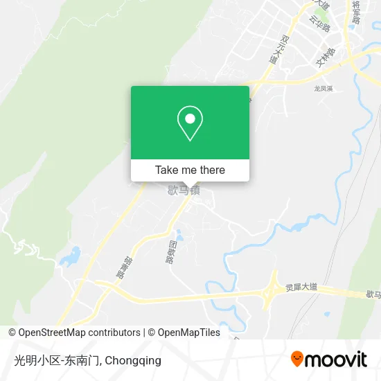 光明小区-东南门 map