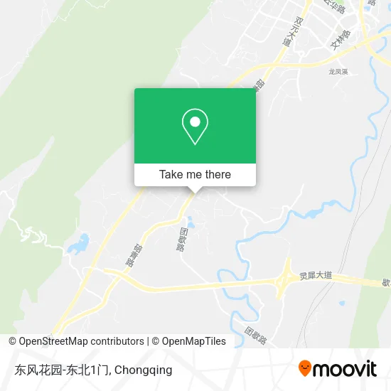 东风花园-东北1门 map