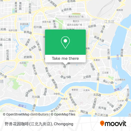野兽花园咖啡(江北九街店) map