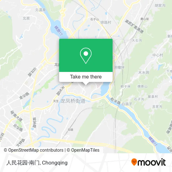 人民花园-南门 map