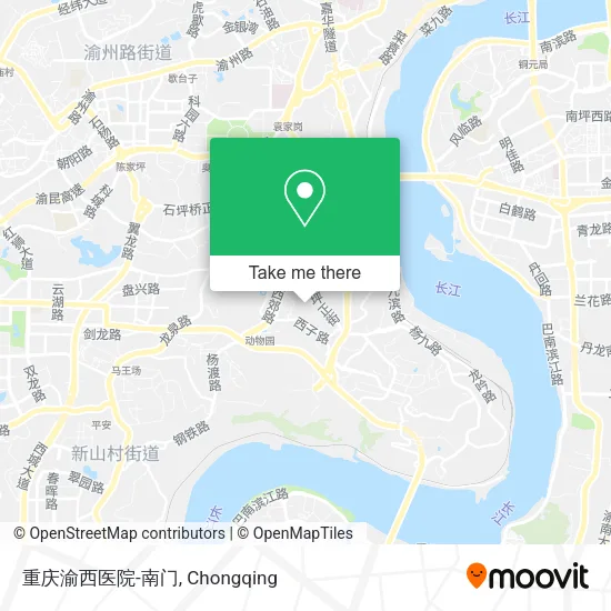 重庆渝西医院-南门 map
