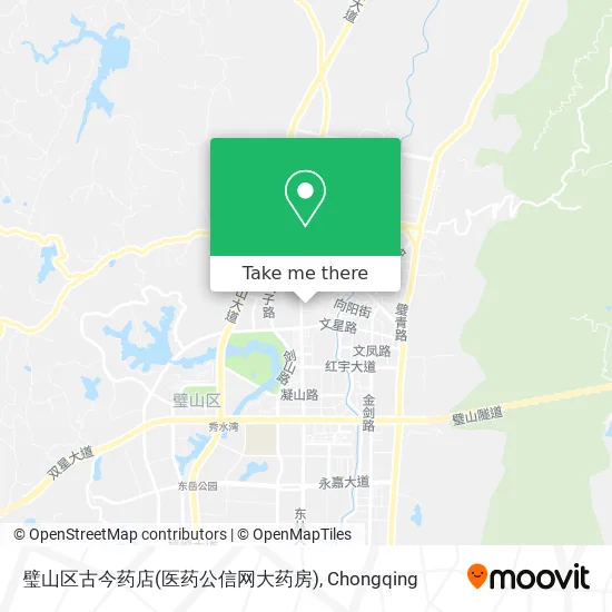 璧山区古今药店(医药公信网大药房) map