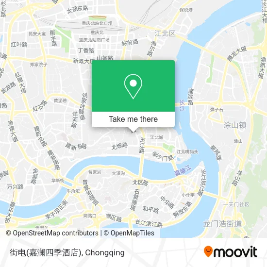 街电(嘉澜四季酒店) map