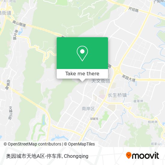 奥园城市天地A区-停车库 map