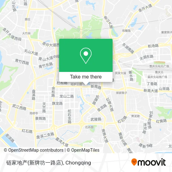 链家地产(新牌坊一路店) map