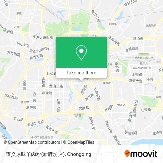 遵义原味羊肉粉(新牌坊店) map