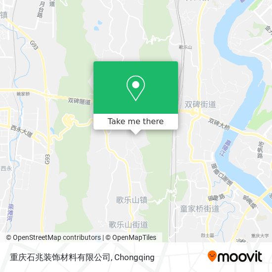 重庆石兆装饰材料有限公司 map