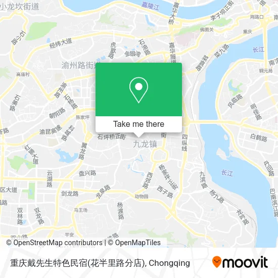重庆戴先生特色民宿(花半里路分店) map