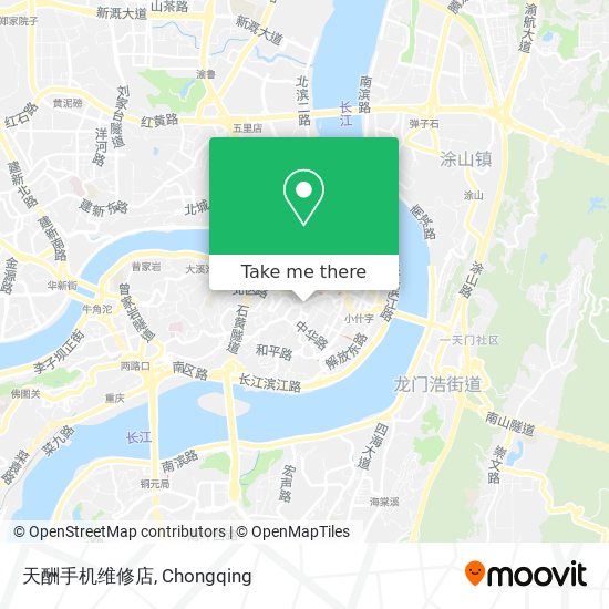 天酬手机维修店 map