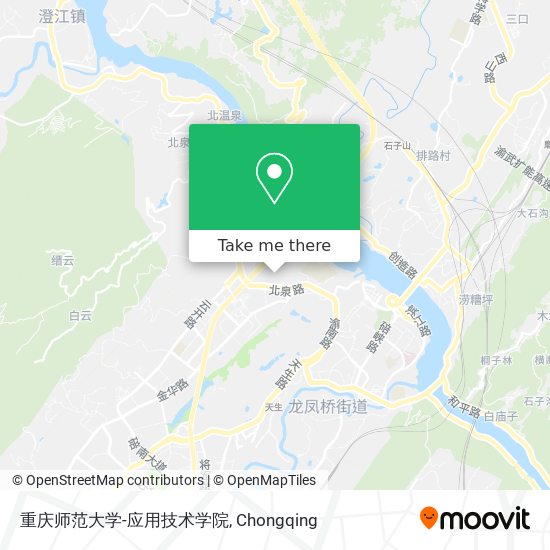 重庆师范大学-应用技术学院 map