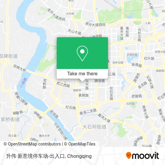 升伟·新意境停车场-出入口 map