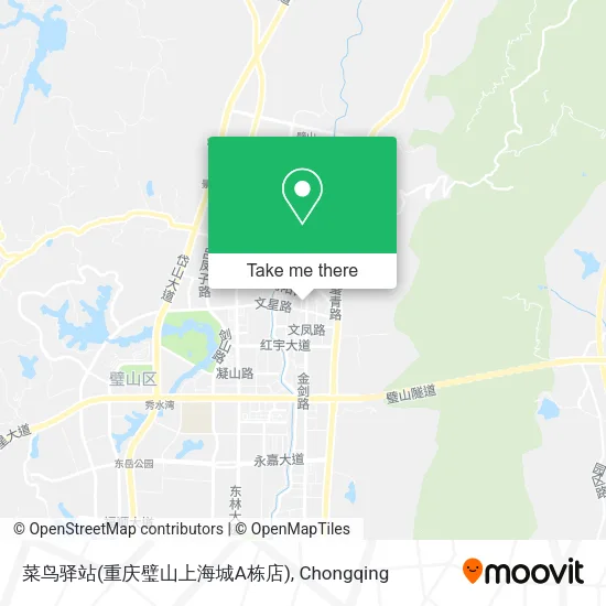 菜鸟驿站(重庆璧山上海城A栋店) map