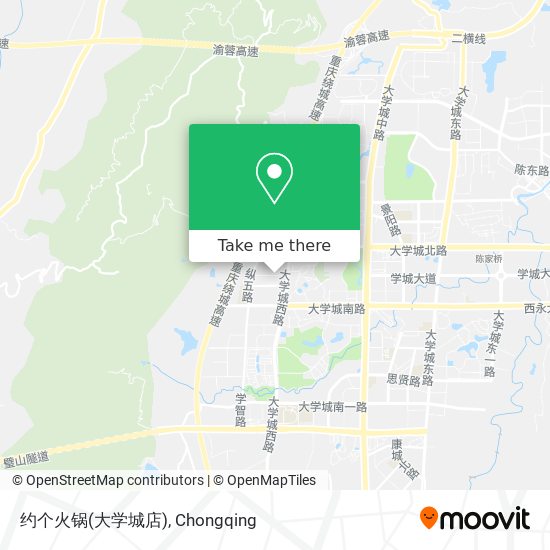 约个火锅(大学城店) map