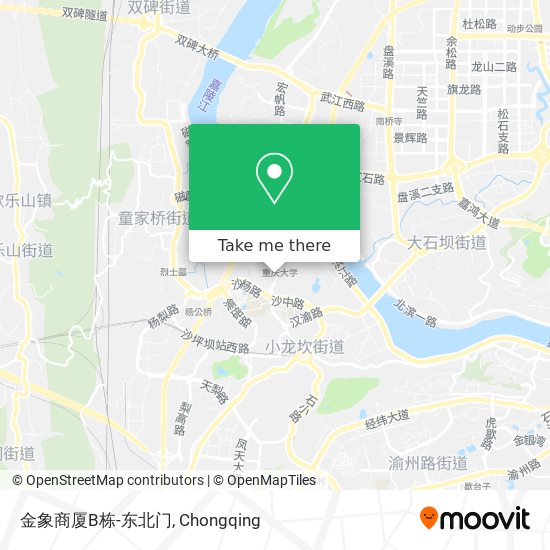 金象商厦B栋-东北门 map