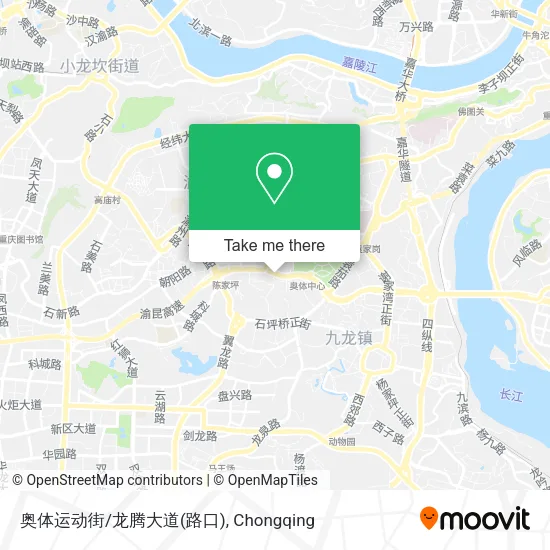 奥体运动街/龙腾大道(路口) map