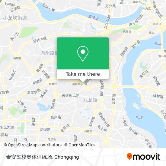 泰安驾校奥体训练场 map