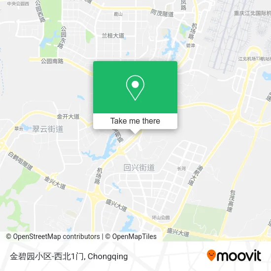 金碧园小区-西北1门 map