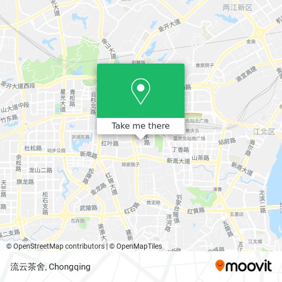 流云茶舍 map