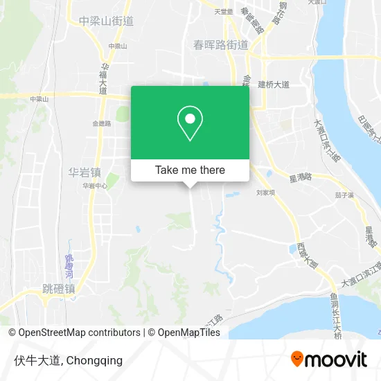 伏牛大道 map
