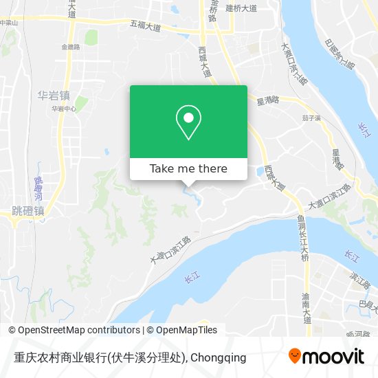 重庆农村商业银行(伏牛溪分理处) map