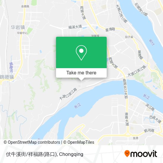 伏牛溪街/祥福路(路口) map