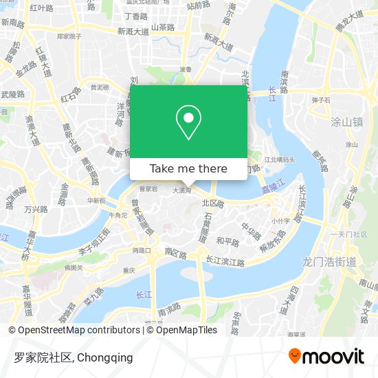 罗家院社区 map