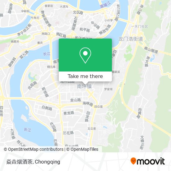 焱垚烟酒茶 map