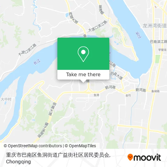 重庆市巴南区鱼洞街道广益街社区居民委员会 map