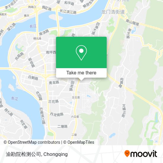 渝勘院检测公司 map