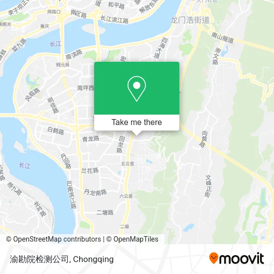 渝勘院检测公司 map